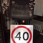40 sign